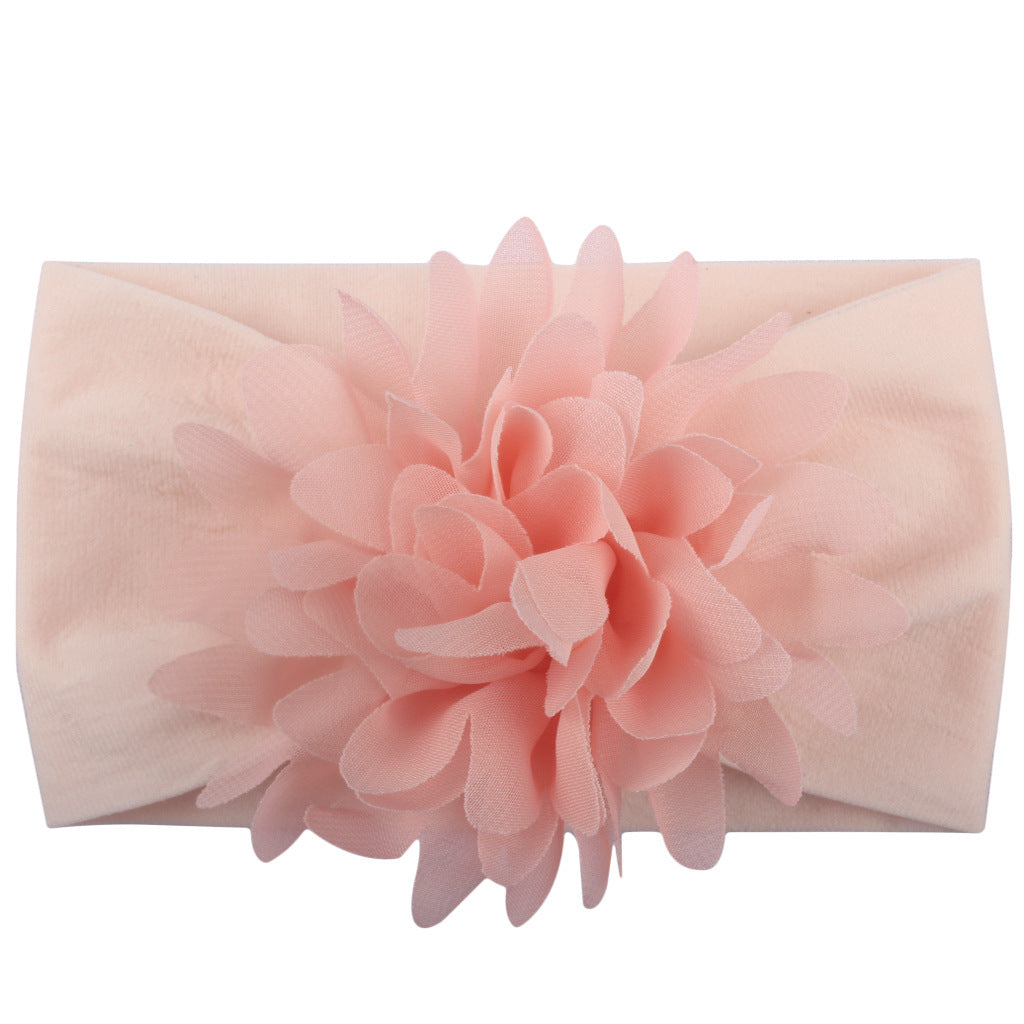 Baby Girl Flower Headbands - Soft Chiffon Hair Bows