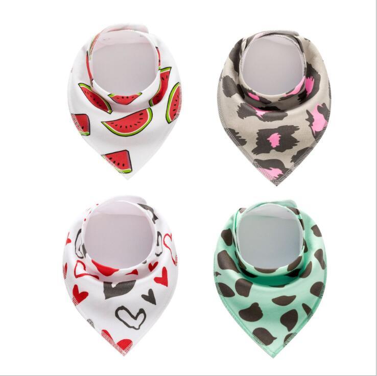 Baby Bibs 4-Pack Set - Soft Cotton Bandana Drool Bibs