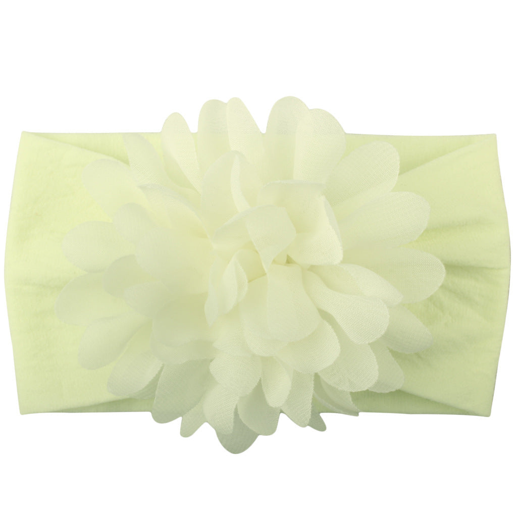 Baby Girl Flower Headbands - Soft Chiffon Hair Bows