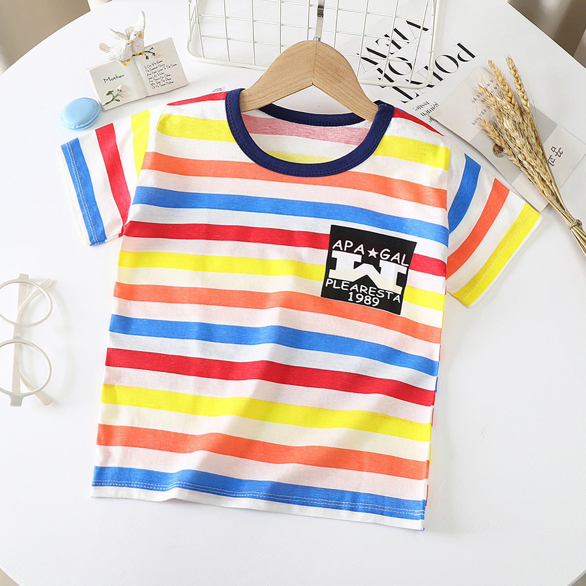 Baby & Kids Cotton T-Shirt - Short Sleeve Undershirt