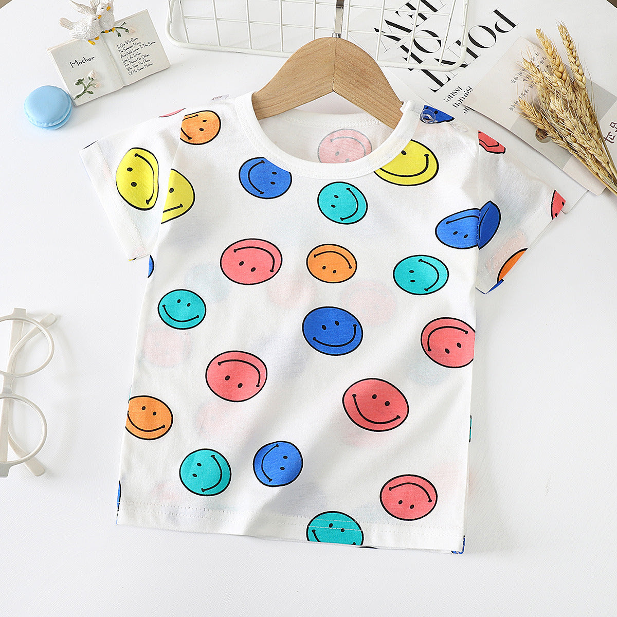 Baby & Kids Cotton T-Shirt - Short Sleeve Undershirt