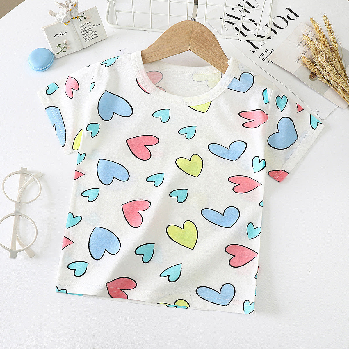 Baby & Kids Cotton T-Shirt - Short Sleeve Undershirt