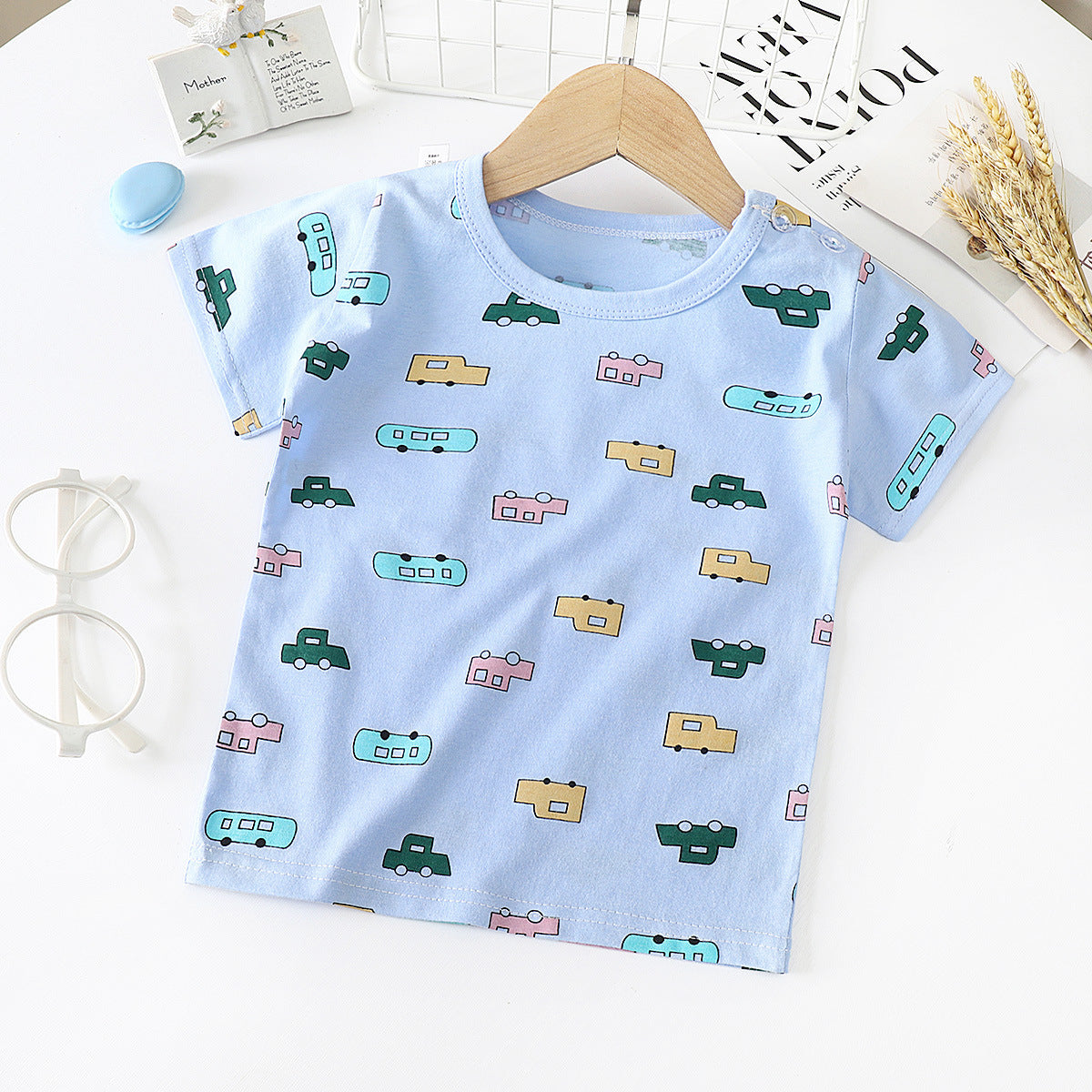 Baby & Kids Cotton T-Shirt - Short Sleeve Undershirt