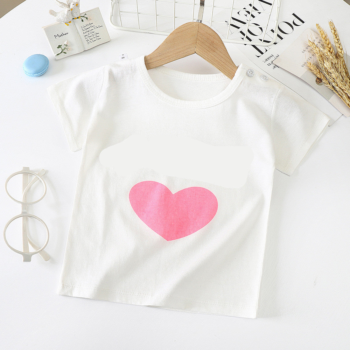 Baby & Kids Cotton T-Shirt - Short Sleeve Undershirt