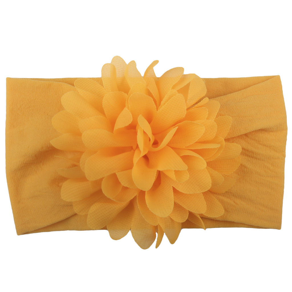 Baby Girl Flower Headbands - Soft Chiffon Hair Bows