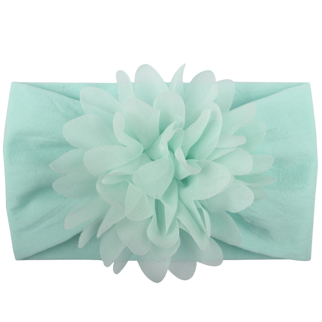Baby Girl Flower Headbands - Soft Chiffon Hair Bows