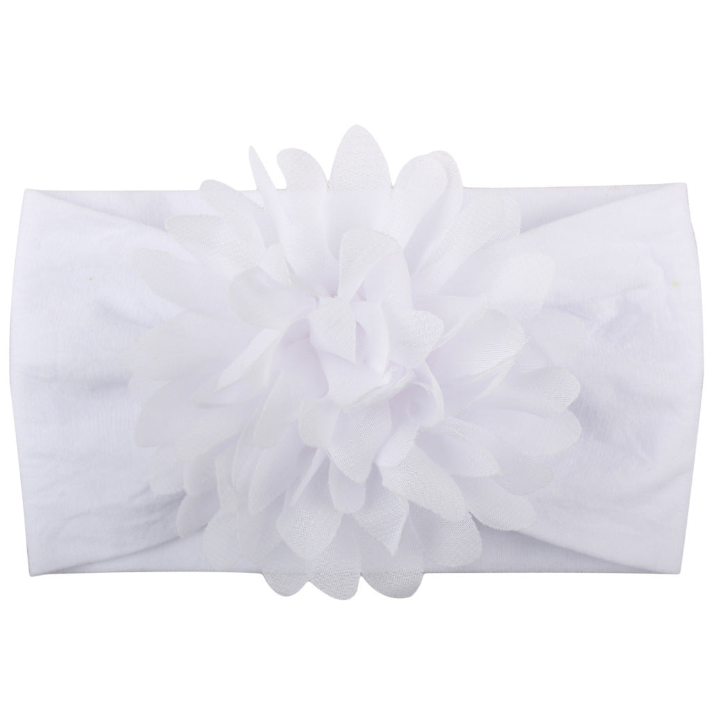 Baby Girl Flower Headbands - Soft Chiffon Hair Bows