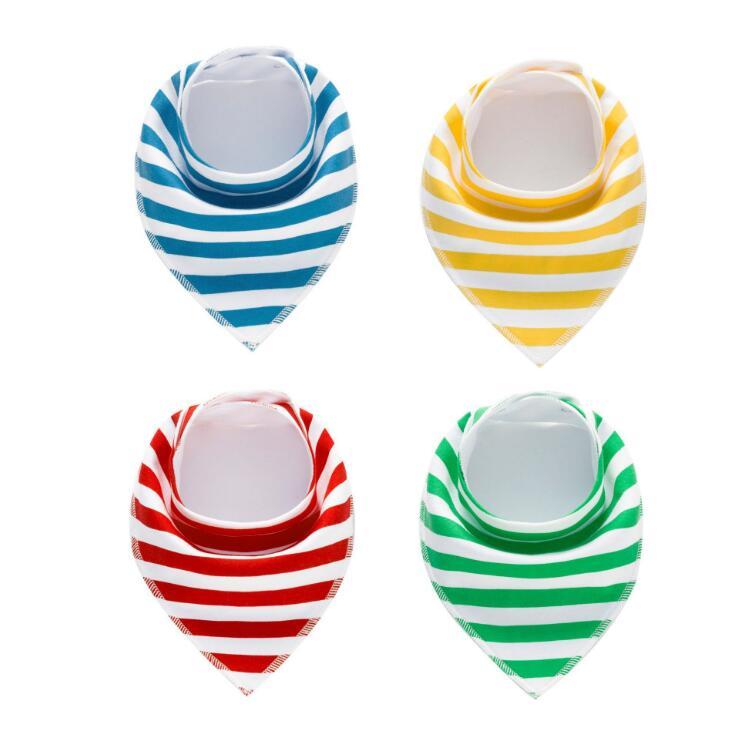 Baby Bibs 4-Pack Set - Soft Cotton Bandana Drool Bibs