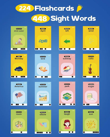 Talking Flash Cards - 448 Sight Words for Kids