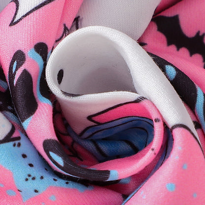 Toddler Halloween A-Line Dress Set (3 Pack) - Ghost Skull Bat Print Collection for Girls 4-7Y