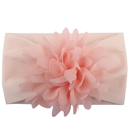 Baby Girl Flower Headbands - Soft Chiffon Hair Bows