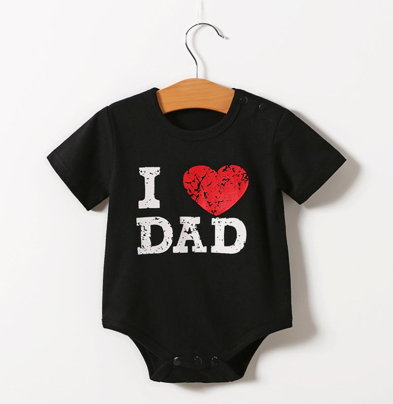 Baby Short Sleeve Triangle Romper - Cotton Bodysuit