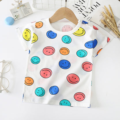 Baby & Kids Cotton T-Shirt - Short Sleeve Undershirt
