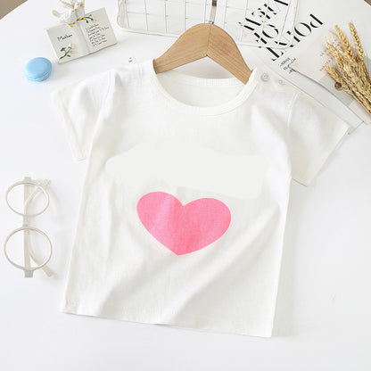 Baby & Kids Cotton T-Shirt - Short Sleeve Undershirt