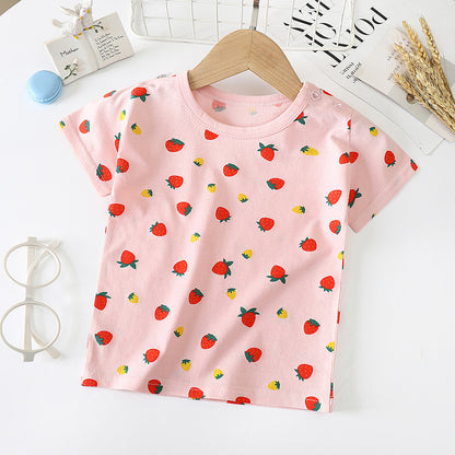 Baby & Kids Cotton T-Shirt - Short Sleeve Undershirt