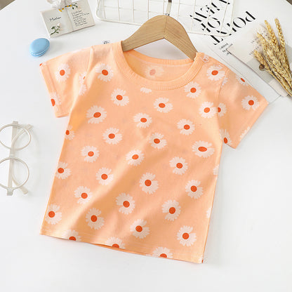 Baby & Kids Cotton T-Shirt - Short Sleeve Undershirt