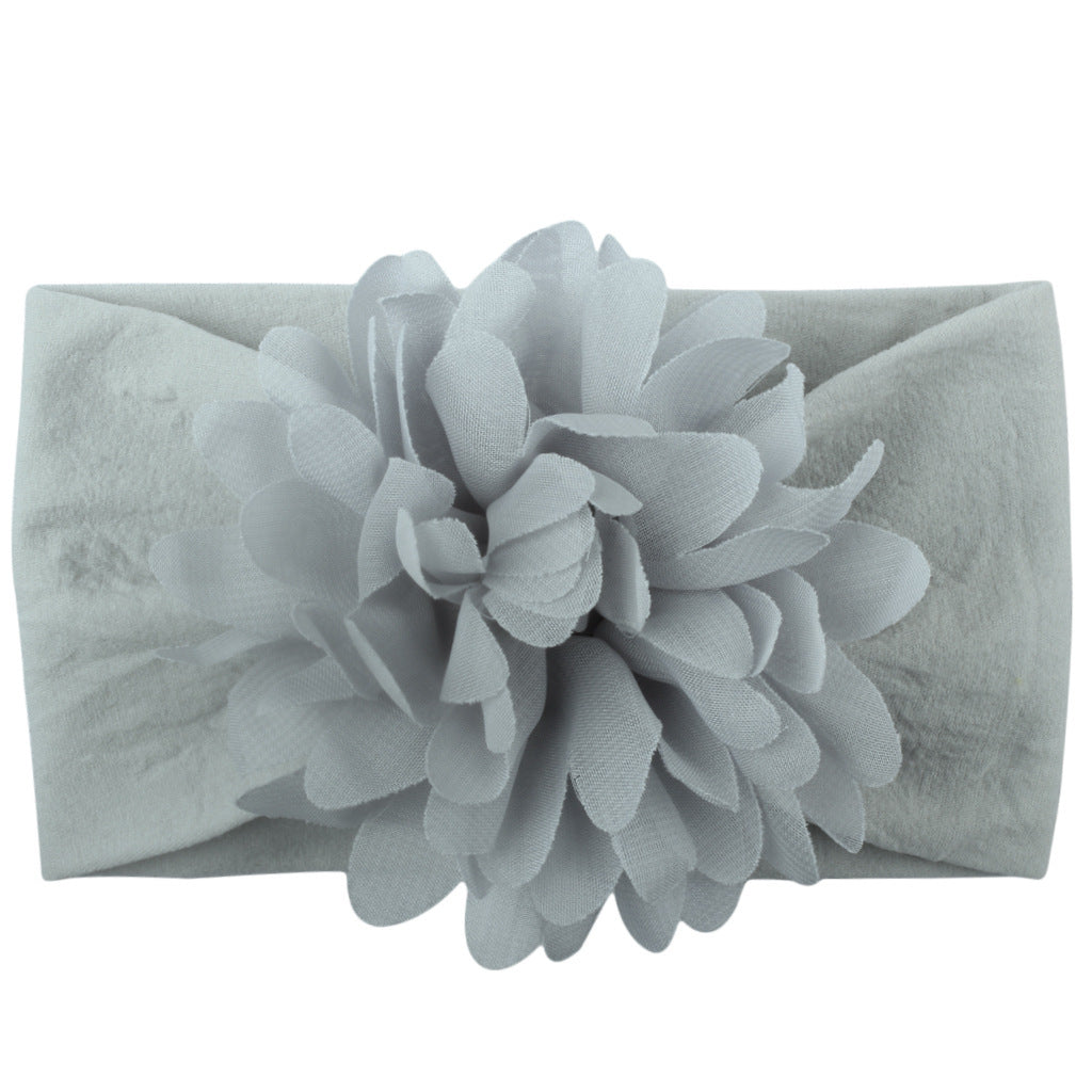 Baby Girl Flower Headbands - Soft Chiffon Hair Bows