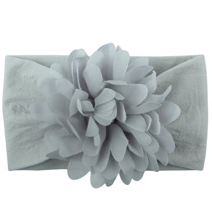 Baby Girl Flower Headbands - Soft Chiffon Hair Bows