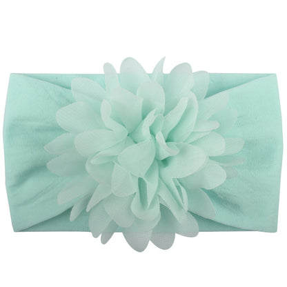 Baby Girl Flower Headbands - Soft Chiffon Hair Bows