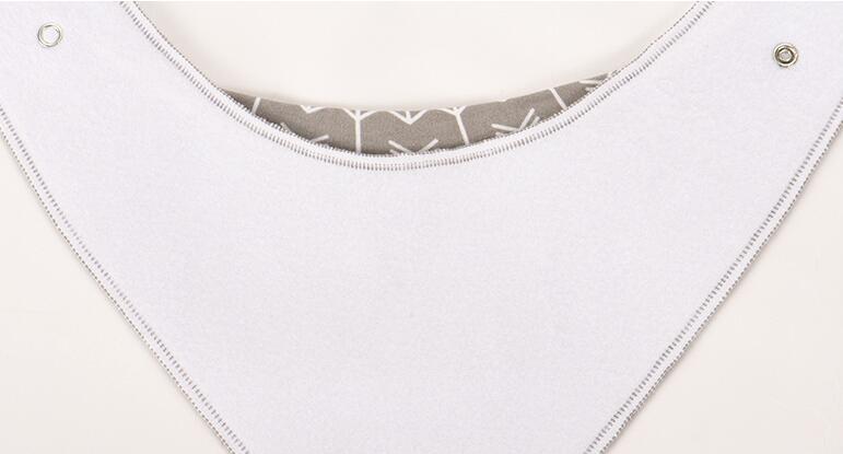Baby Bibs 4-Pack Set - Soft Cotton Bandana Drool Bibs