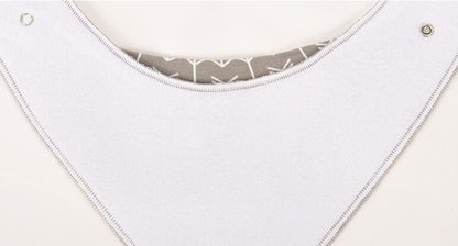 Baby Bibs 4-Pack Set - Soft Cotton Bandana Drool Bibs