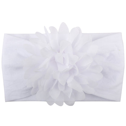 Baby Girl Flower Headbands - Soft Chiffon Hair Bows