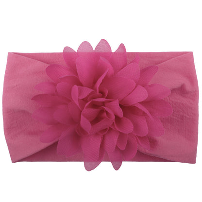 Baby Girl Flower Headbands - Soft Chiffon Hair Bows