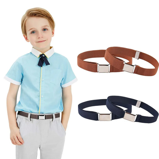 Kids Toddler Belts for Boys Girls,Adjustable Elastic Belt With Buckle for Kids