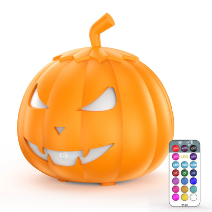 600W Halloween Pumpkin Fog Machine RGB LED Party Effects