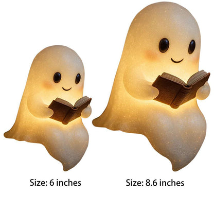 LED Ghost Night Light - Cute Halloween Bedside Lamp