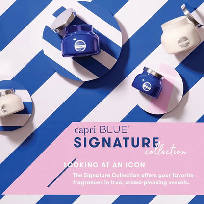 Capri Blue Volcano Scented Candles - Luxury Glass Jar Candles for Home Scented with Tropical Fruit & Sugared Citrus - Soy Wax Blend - Capri Blue Volcano - Black Color (8 Oz)