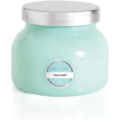 Capri Blue Volcano Scented Candles - Luxury Glass Jar Candles for Home Scented with Tropical Fruit & Sugared Citrus - Soy Wax Blend - Capri Blue Volcano - Black Color (8 Oz)