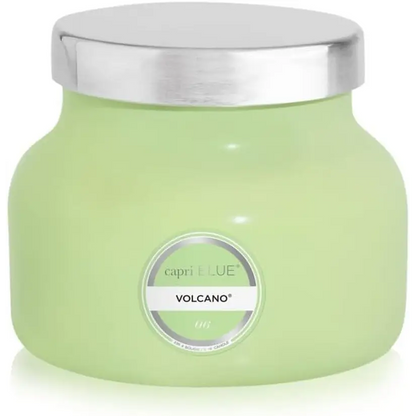 Capri Blue Volcano Scented Candles - Luxury Glass Jar Candles for Home Scented with Tropical Fruit & Sugared Citrus - Soy Wax Blend - Capri Blue Volcano - Black Color (8 Oz)