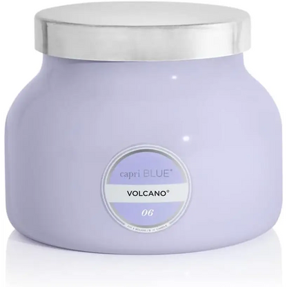 Capri Blue Volcano Scented Candles - Luxury Glass Jar Candles for Home Scented with Tropical Fruit & Sugared Citrus - Soy Wax Blend - Capri Blue Volcano - Black Color (8 Oz)