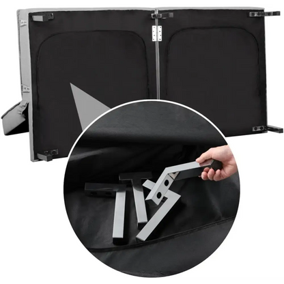 Yaheetech Sleeper Sofa Couch Bed Convertible Sofa Modern Futon Couches Sofas Bed Fold up and down Linen Fabric Recliner Couch for Living Room Gray