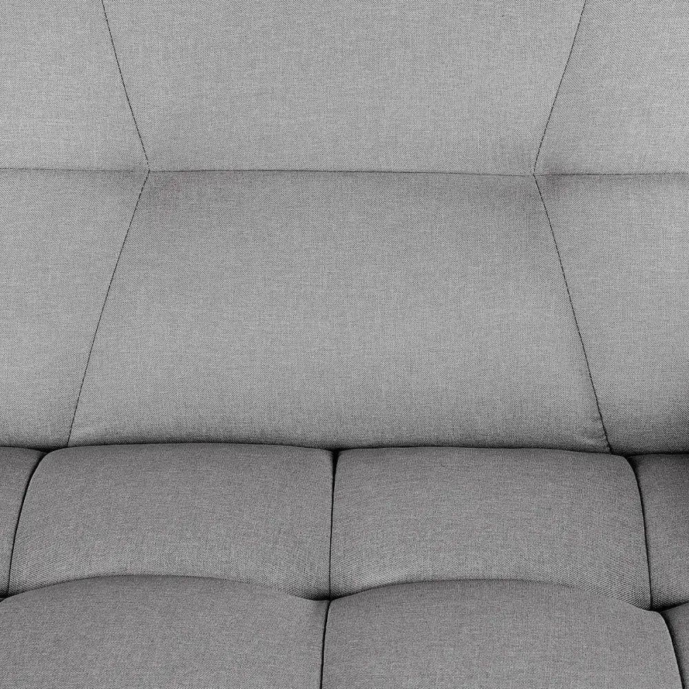 Yaheetech Sleeper Sofa Couch Bed Convertible Sofa Modern Futon Couches Sofas Bed Fold up and down Linen Fabric Recliner Couch for Living Room Gray