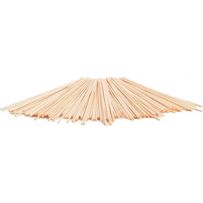 Reed Diffuser Sticks, Jecnovo Pack of 100 Fiber Sticks with Handmade Linen Bag, Safe and Non-Toxic, 9 Inches Long 3Mm Diameter Aromatherapy Diffusers for Home, Spa and Office(Beige)