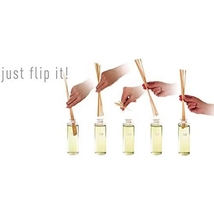 Reed Diffuser Sticks, Jecnovo Pack of 100 Fiber Sticks with Handmade Linen Bag, Safe and Non-Toxic, 9 Inches Long 3Mm Diameter Aromatherapy Diffusers for Home, Spa and Office(Beige)