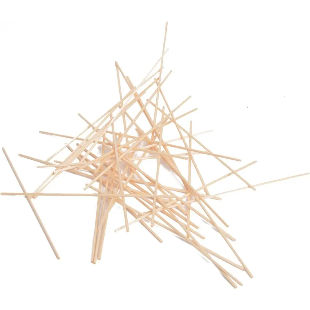Reed Diffuser Sticks, Jecnovo Pack of 100 Fiber Sticks with Handmade Linen Bag, Safe and Non-Toxic, 9 Inches Long 3Mm Diameter Aromatherapy Diffusers for Home, Spa and Office(Beige)