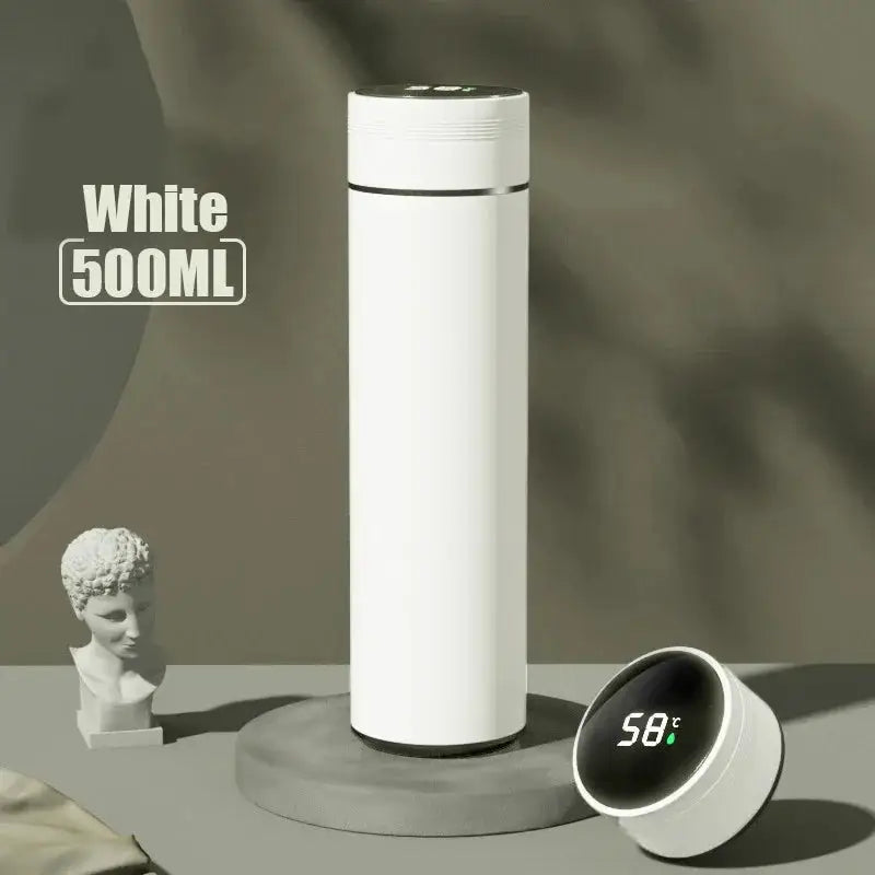 500ML Temperature Display Thermos Cup Stainless Steel Divided Thermos Bottle Outdoor Vacuum Insulated Cup Father'S Day Gift