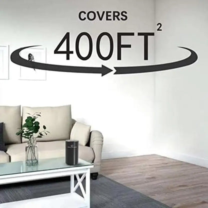 Sentiment Diffuser, Diffusers for Home, Scent Diffuser - Portable & Smart & Cordless Design, for 3 Cold Mist & Timer 1/2/3H (Black)